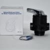Valvula Manual tres vias para Botellas de Polyglas