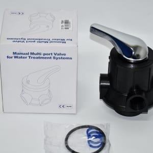 Valvula Manual tres vias para Botellas de Polyglas